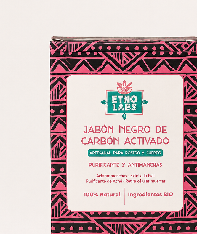 Jabón Negro de Carbón Activado